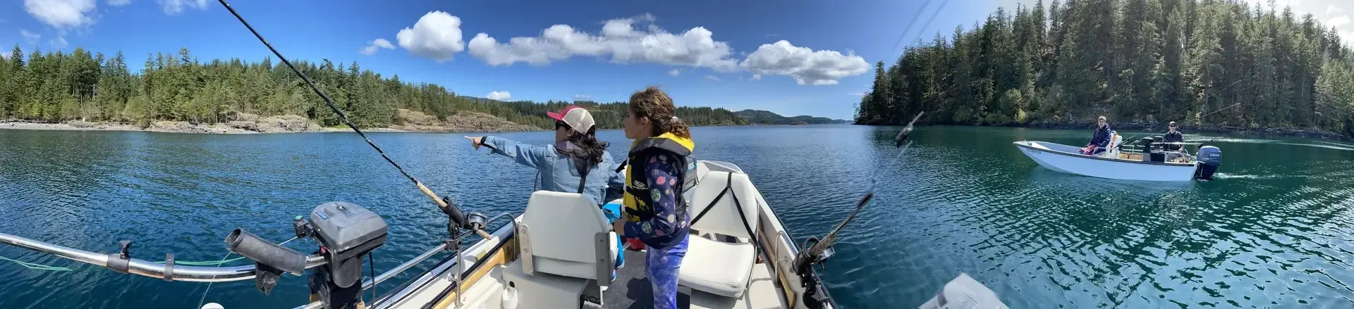 Kids fishing adventure