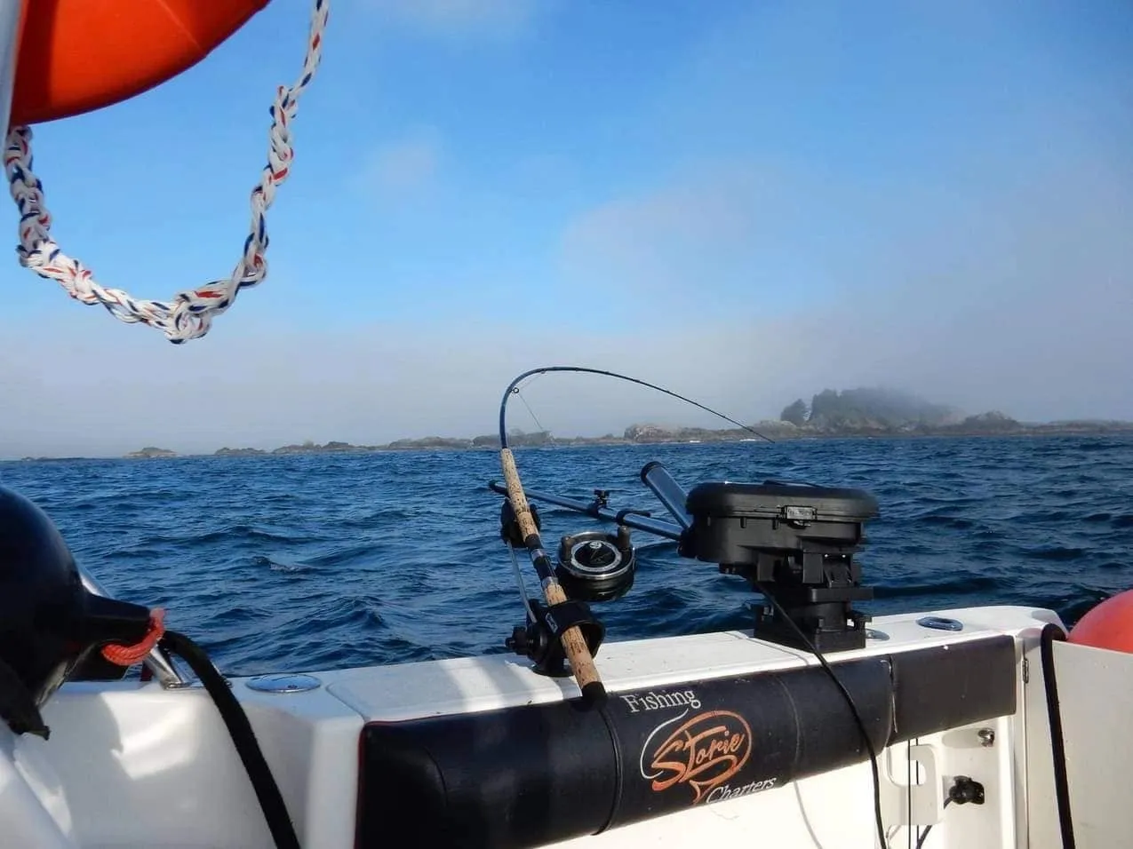 Salmon Fishing Charter Boat