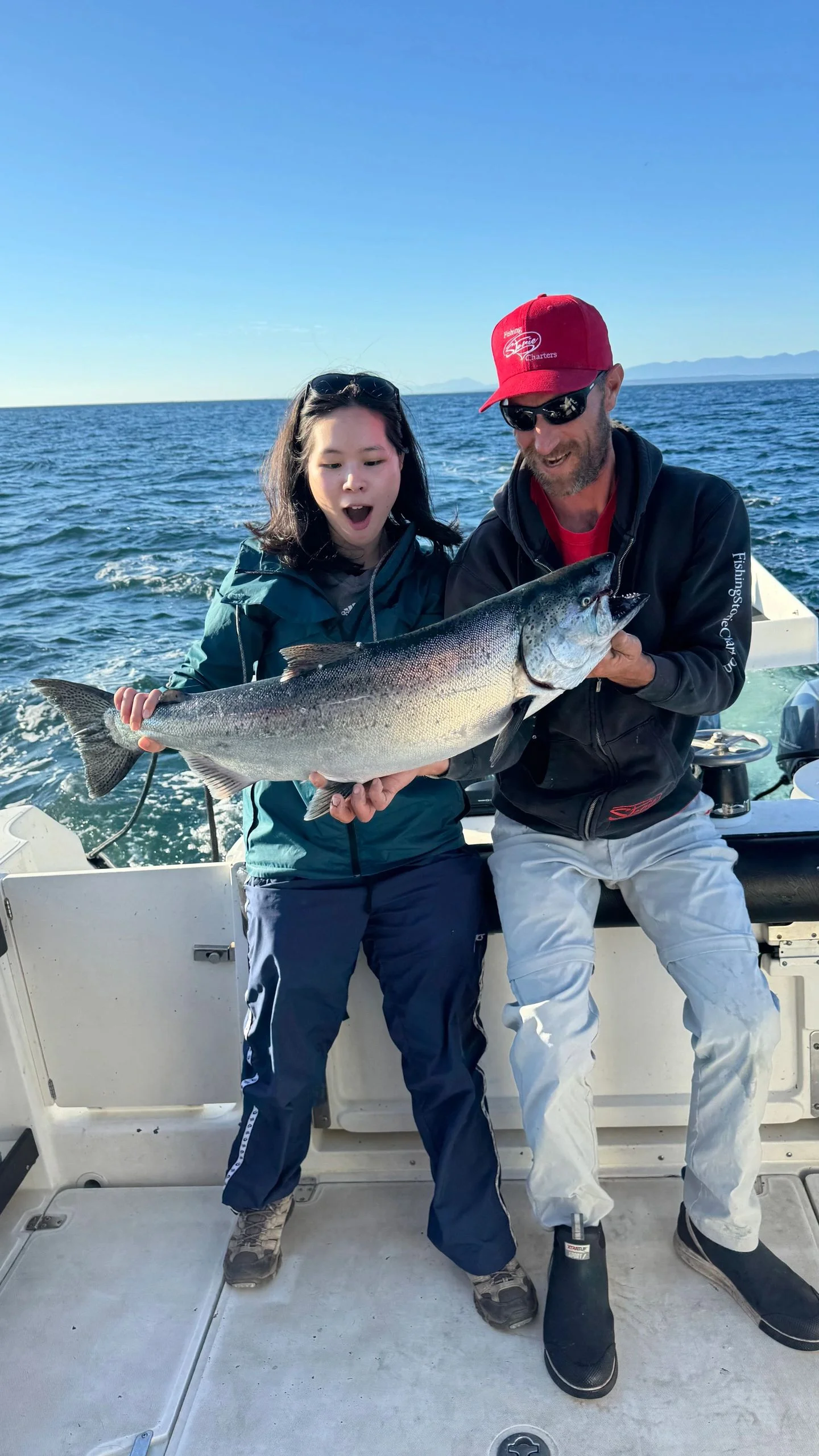Teen Girl with Chinook and Guide