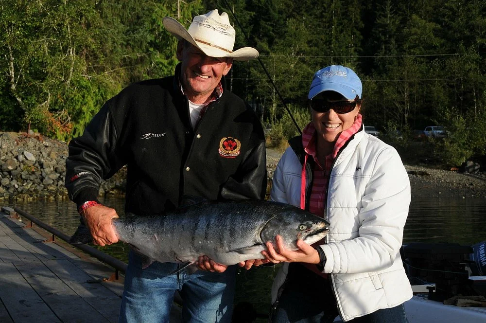 Cowboy Chinook Salmon Campbell River Charter
