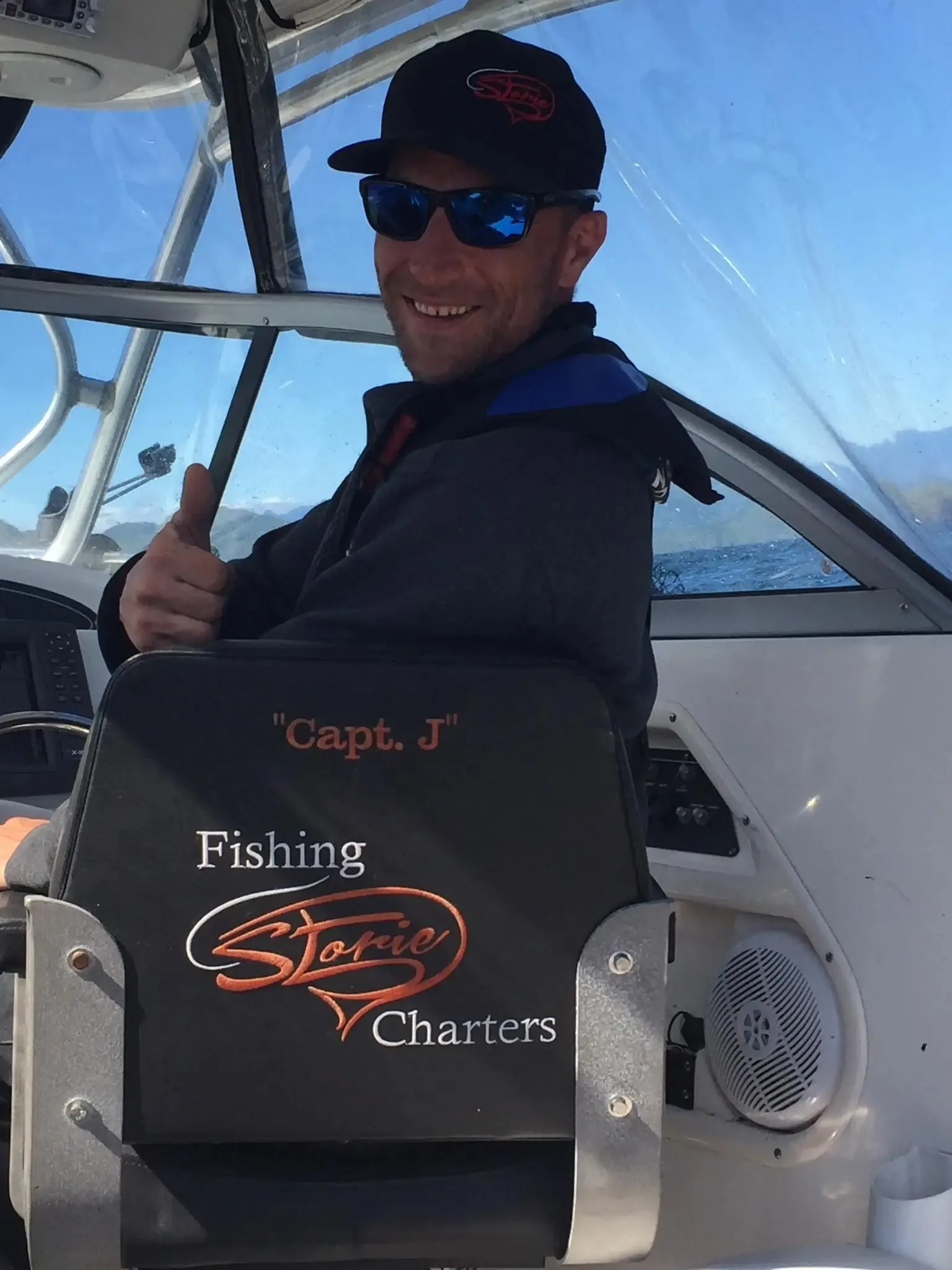 Trophy chinook salmon catch