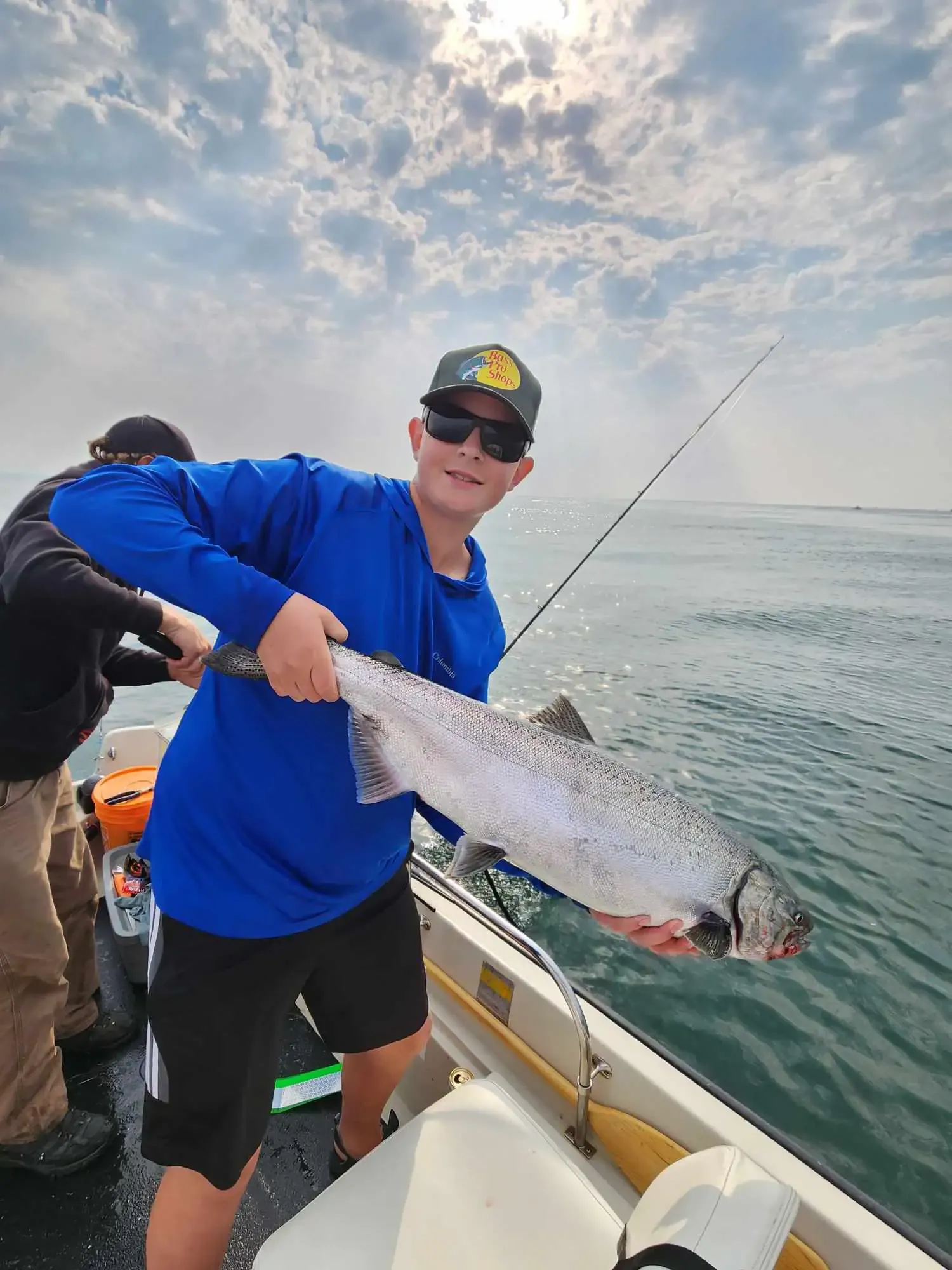 Young Man with Coho Salmon